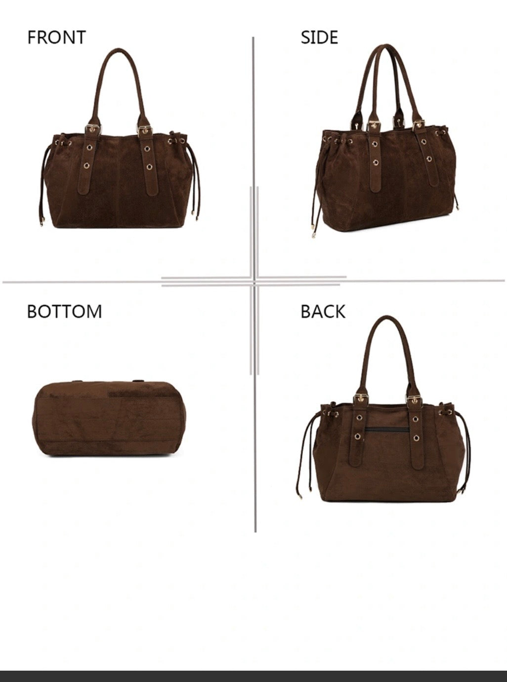 It girl bag brown (pre order)