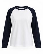 Baseball longsleeve navy