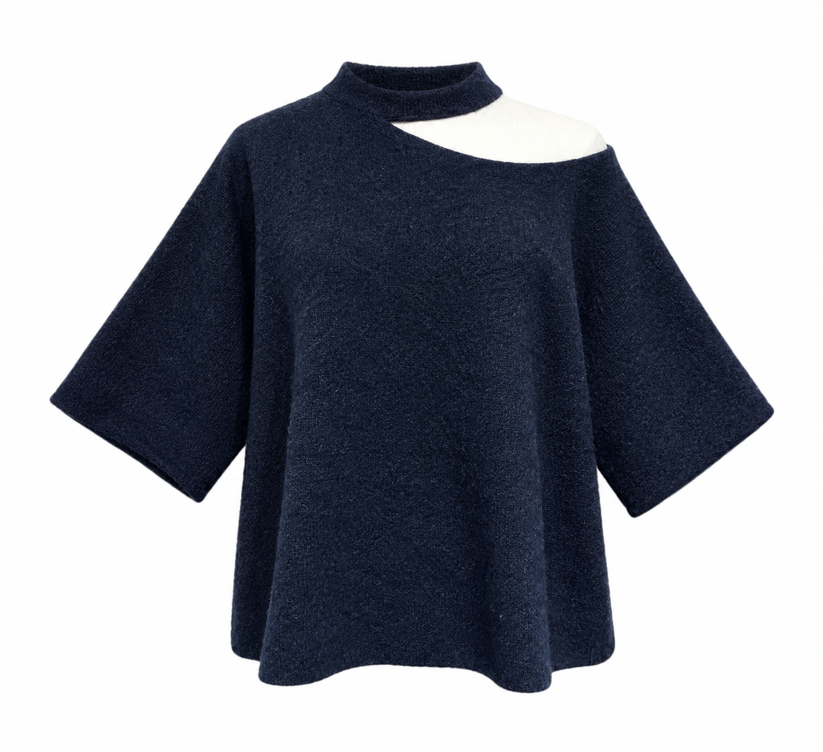 Floor knit navy