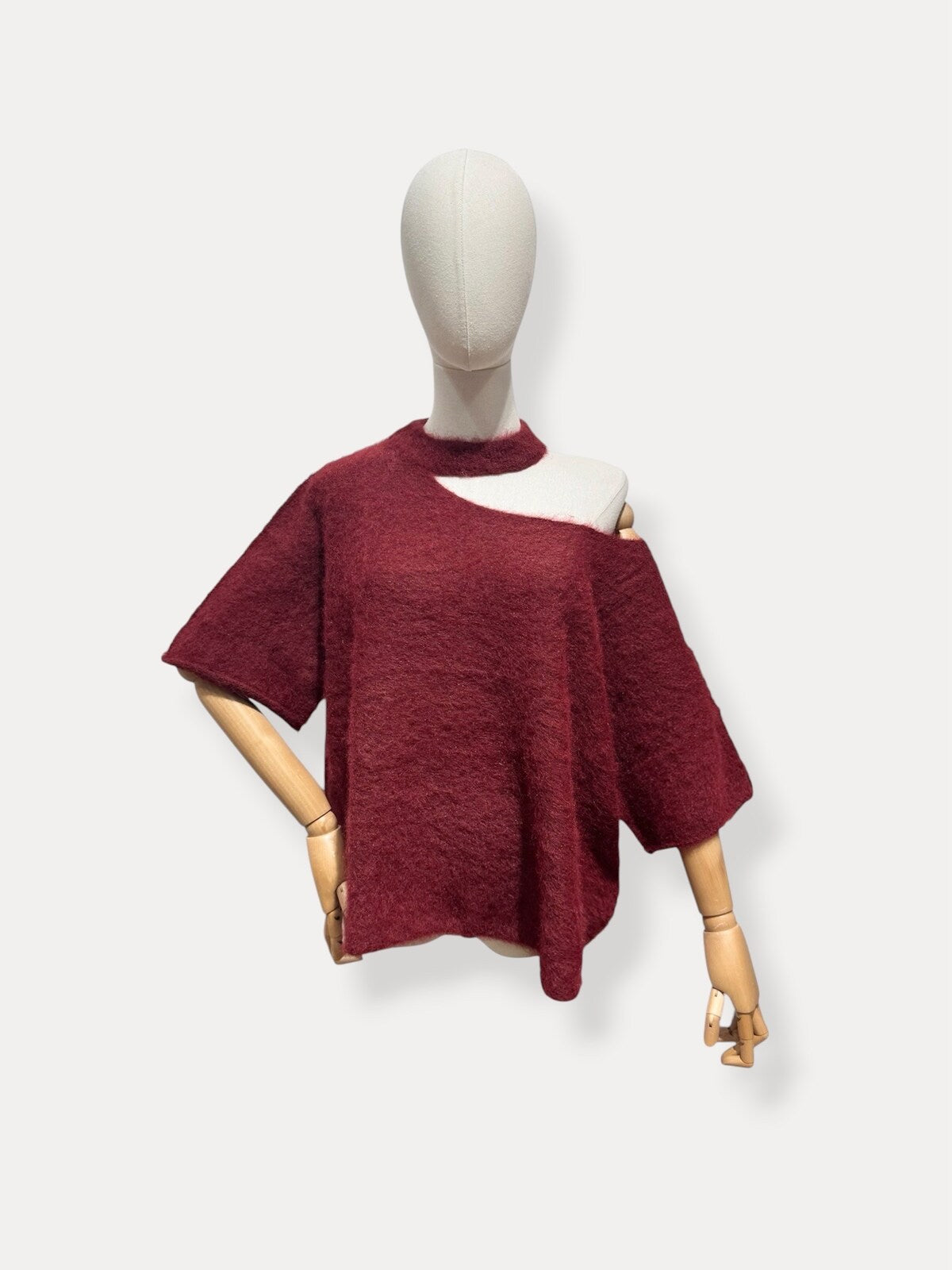 Floor knit red
