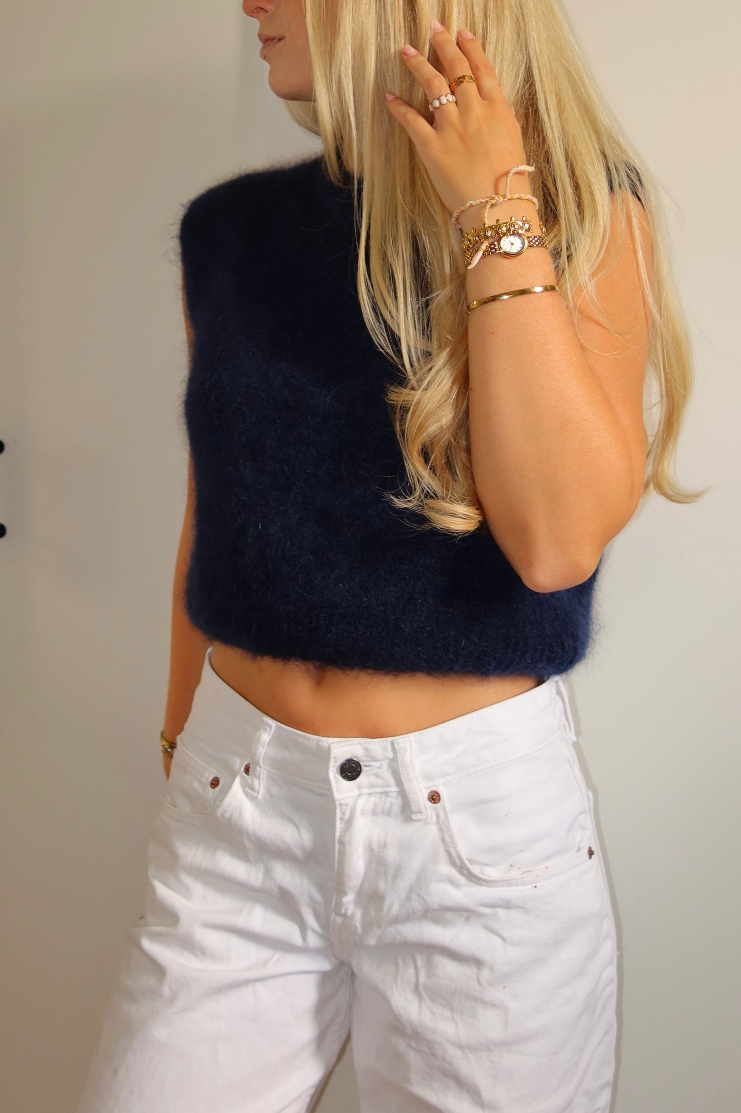 Julie knit navy