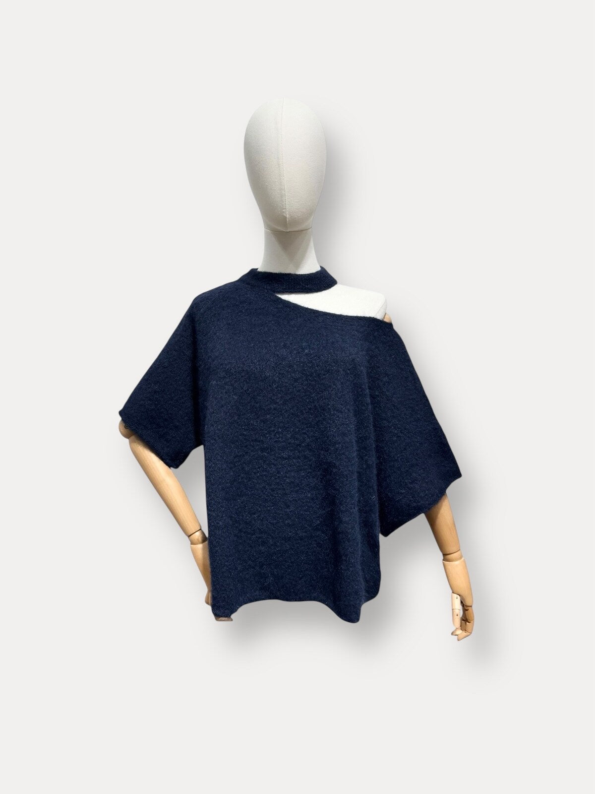 Floor knit navy