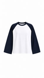 Baseball longsleeve navy