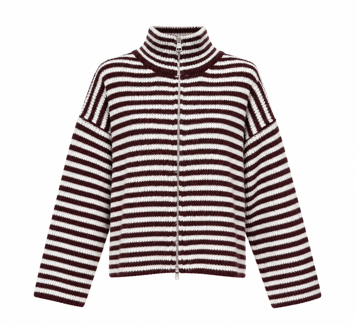 Striped zipper